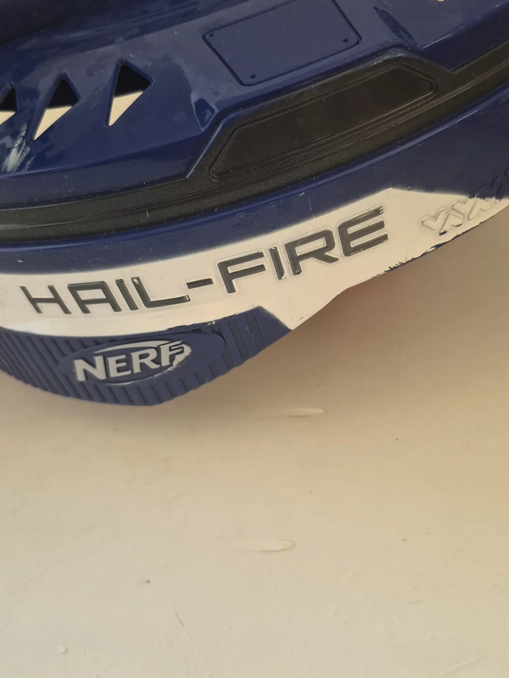 Nerf Hail-Fire Dart Blaster - Dark Blue & Bright Orange